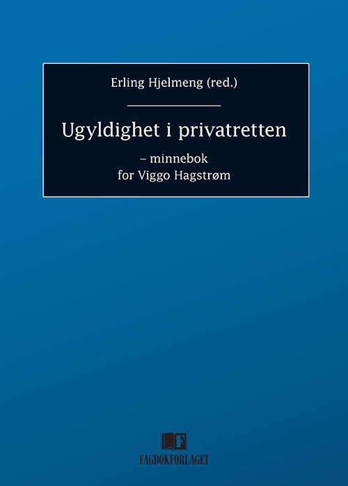 Ugyldighet i privatretten : minnebok for Viggo Hagstrøm