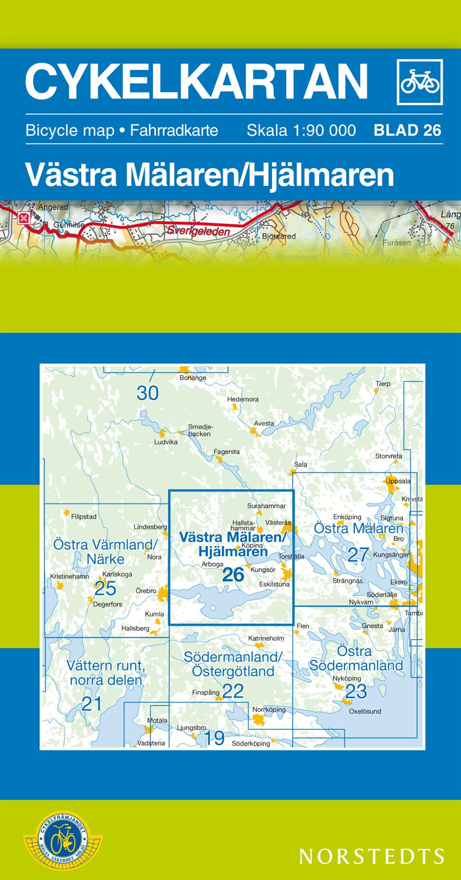 Västra Mälaren / Hjälmaren  1:90 000