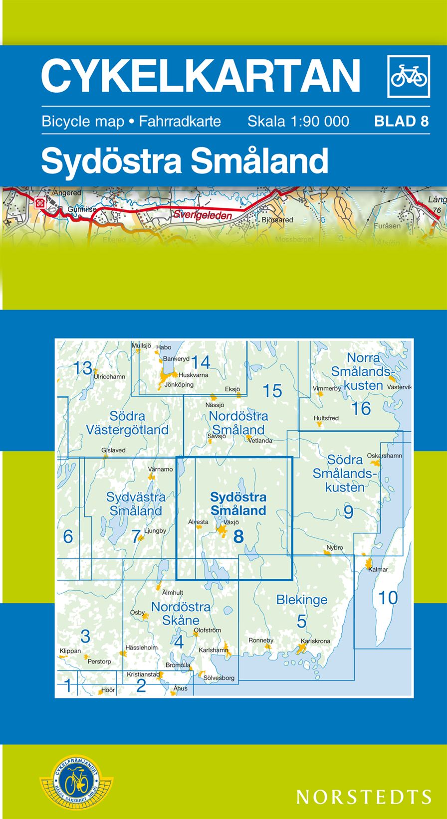 Sydöstra Småland  1:90 000