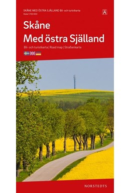 Skåne med östra Sjælland  1:150 000  falset