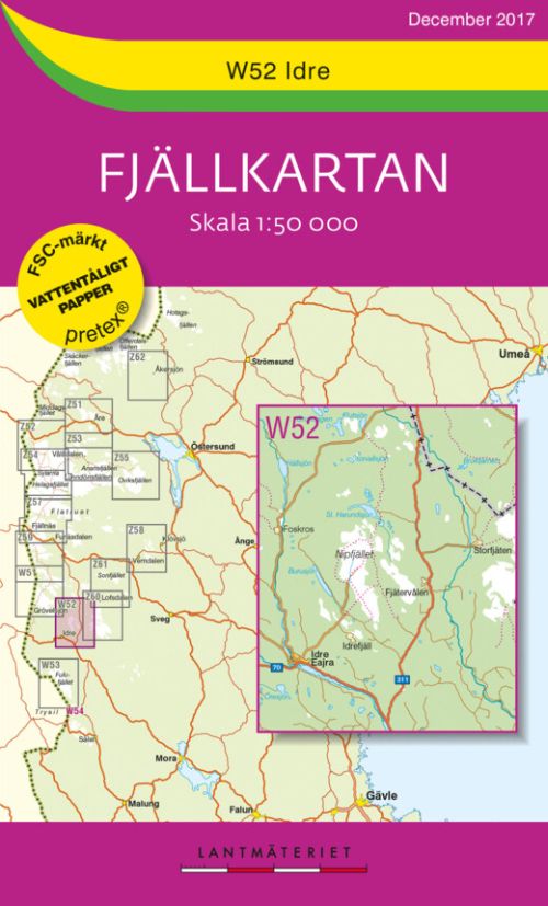 Idre  1:50 000