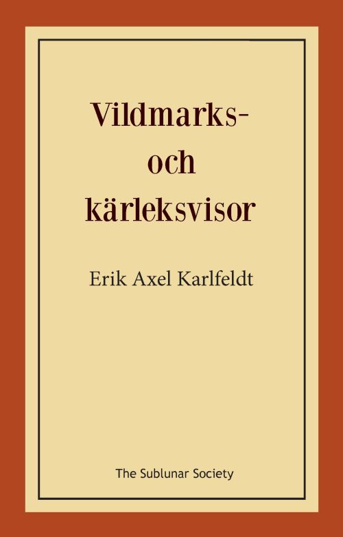 Vildmarks- och kärleksvisor