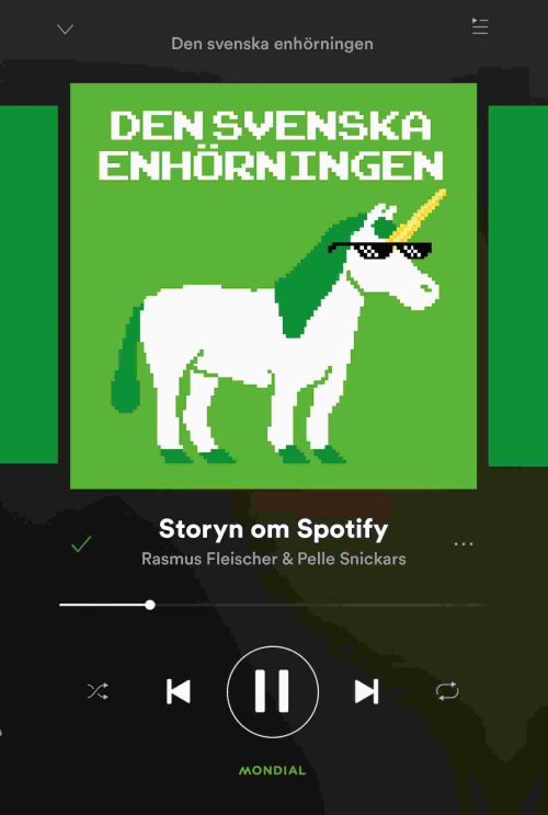 Den svenska enhörningen : storyn om Spotify