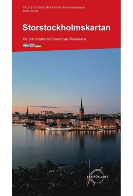 Storstockholmskartan : bil- och turistkarta = travel map = Reisekarte  1:25 000