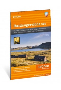 Hardangervidda sør 1:50 000