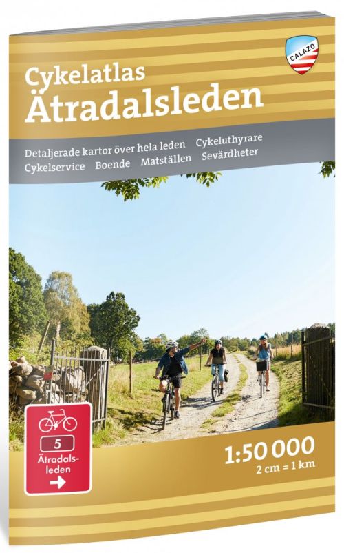 Cykelatlas Ätradalsleden  1:50 000