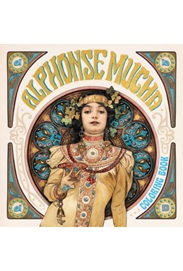 Alphonse Mucha coloring book