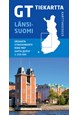 GT Tiekartta Länsi-Suomi / Väst-Finland : vägkarta - Strassenkarte - road map