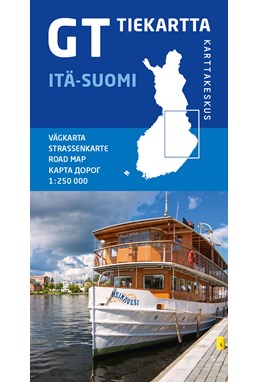 GT Tiekartta Itä-Suomi / Öst-Finland : vägkarta - Strassenkarte - road map