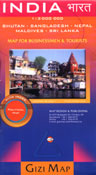 India, Gizi Political Map * 1:3 mill.